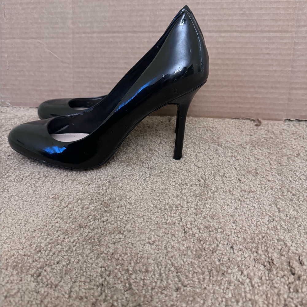 Vince Camuto Glossy Black Heels